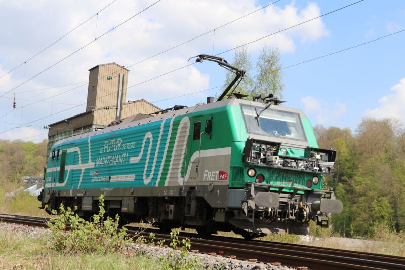 Locomotive modifiée du projet Train de Fret Autonome, utilisant ERTMS/ATO.